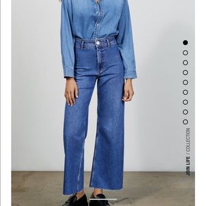 Zara Marine Straight Leg Jeans